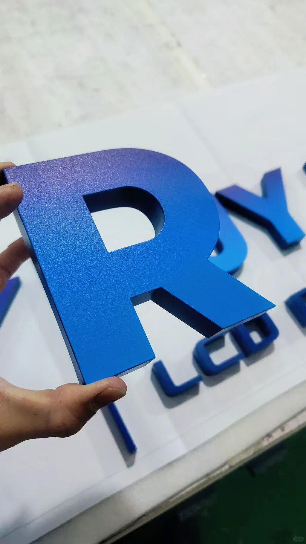 Custom Sign Components Made From Acrylic