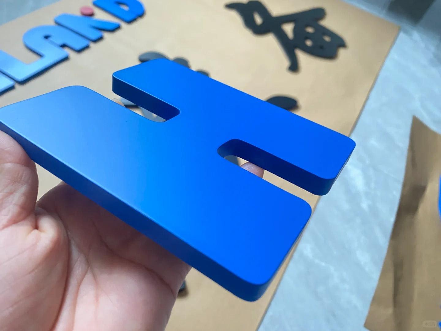 Custom Sign Components Made From Acrylic
