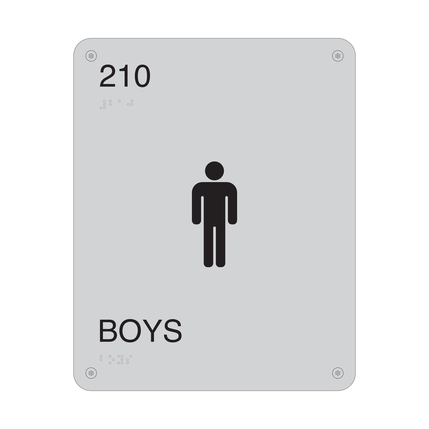Boy Sign 210 Cnc Routed Raised 8 Gauge Sign
