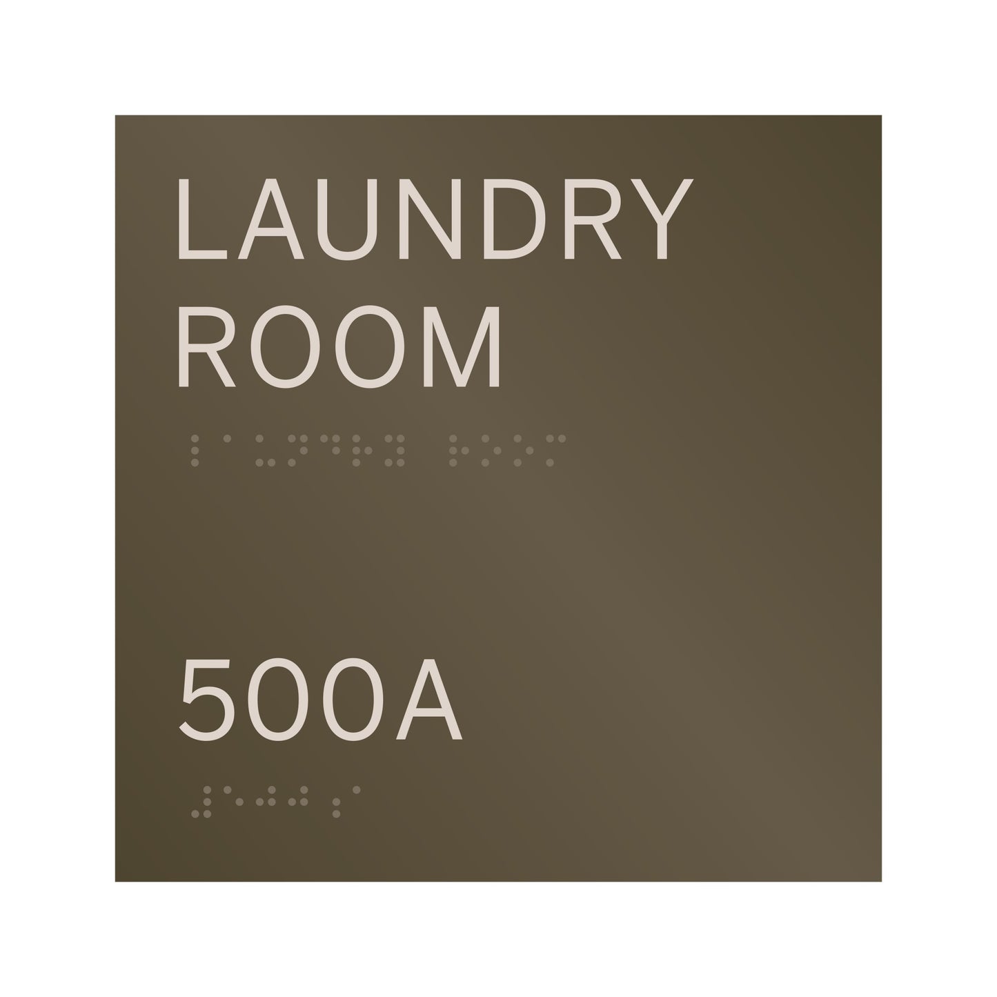 Laundry Room 500A Ada Sign Painted