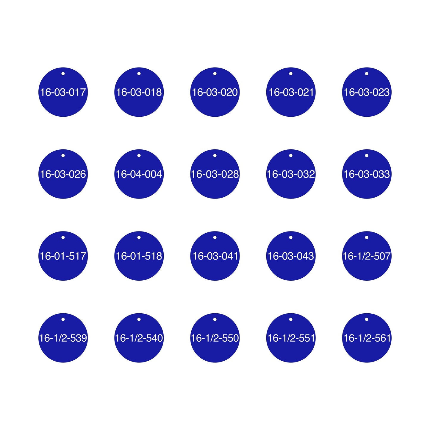 Round Tag Sign