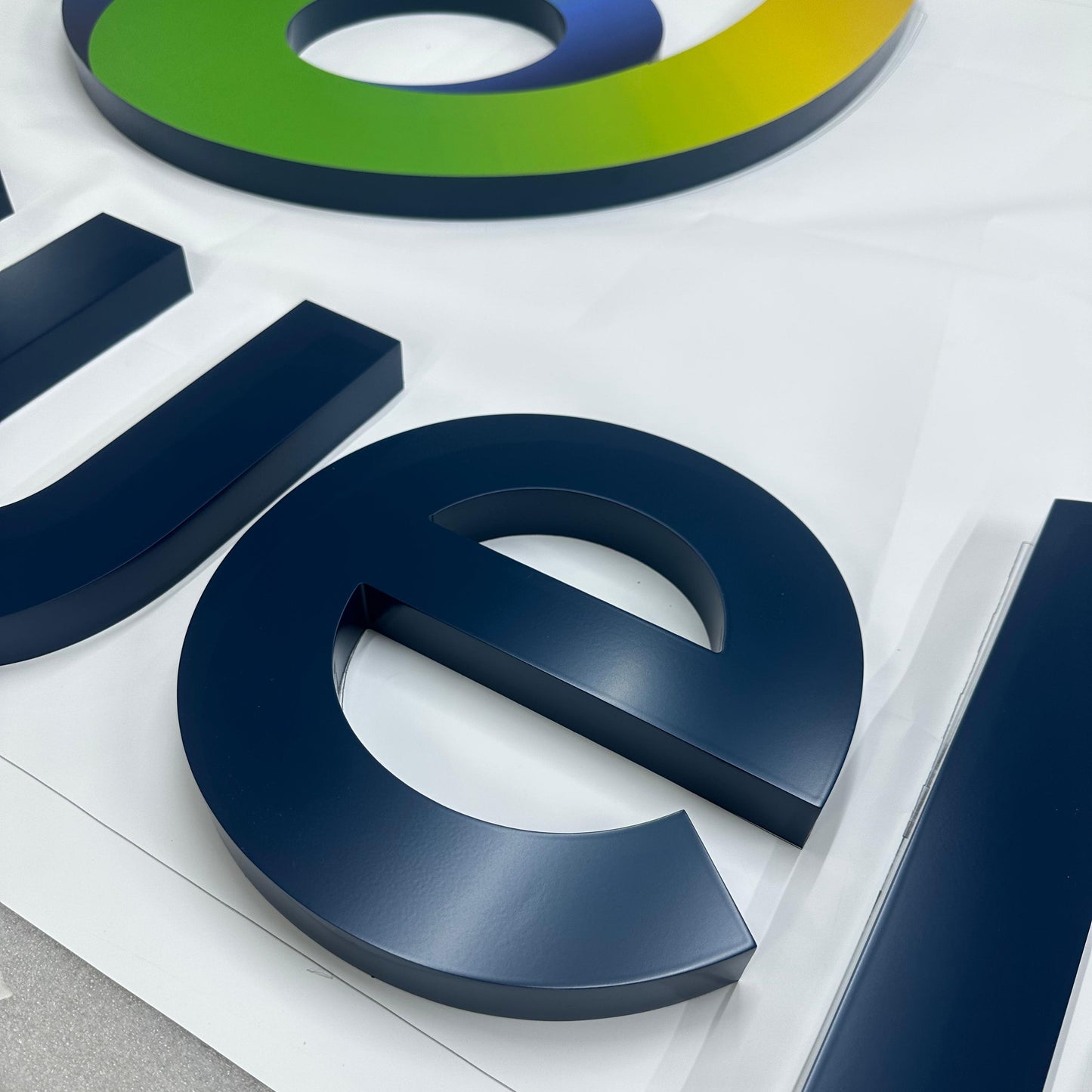 acrylic die cut letter
