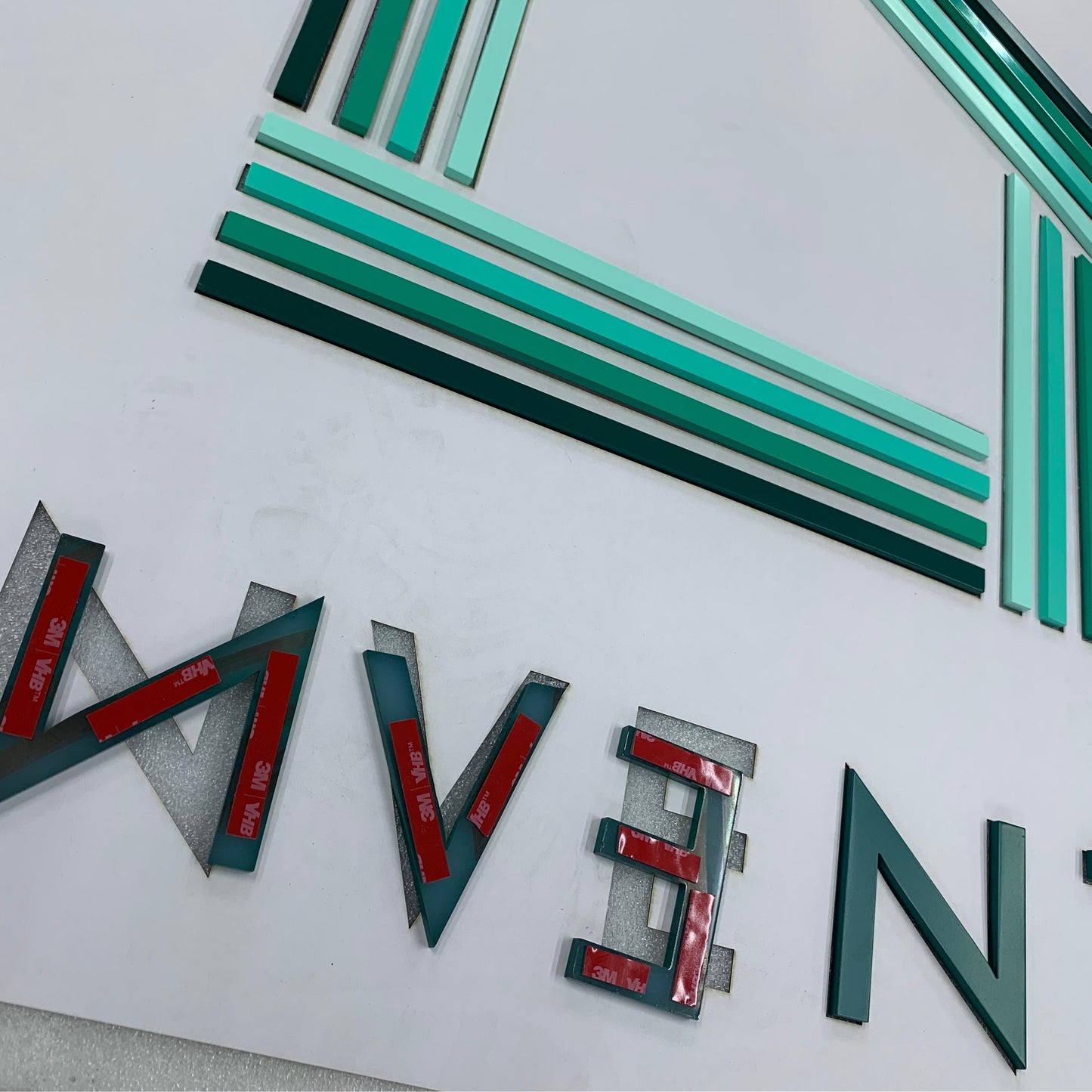 acrylic die cut letter