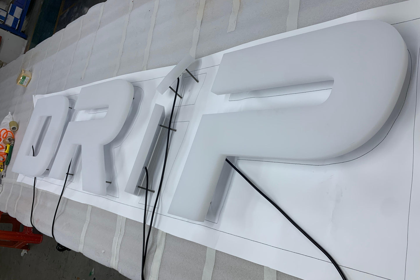 acrylic whole lit channel letter
