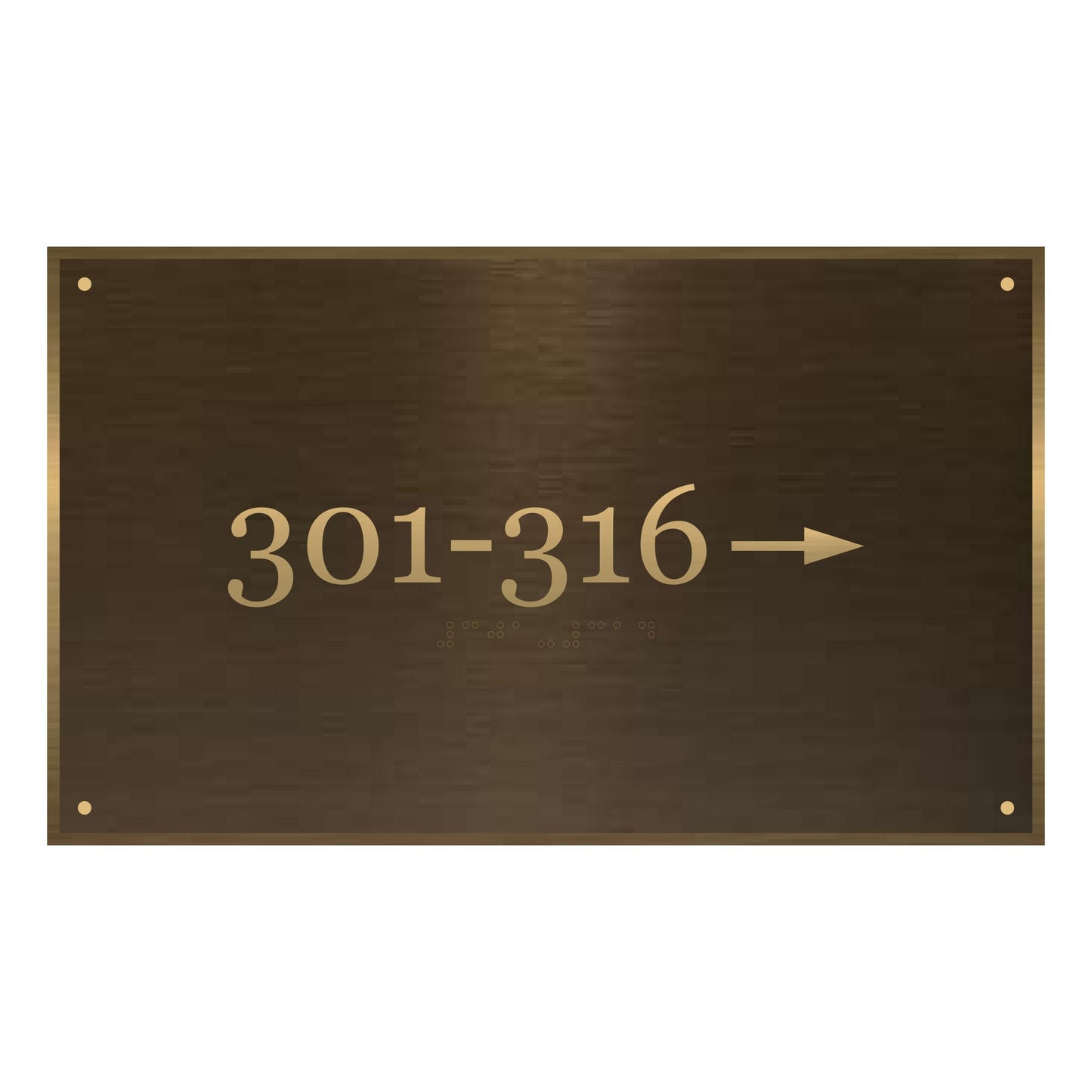 Room Directional Sign Room Number Wayfinding
