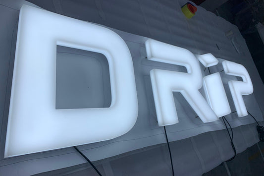 how much a 4-letter wholelit sign cost including shipping