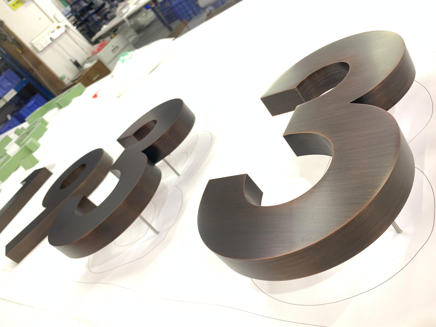 electroplated stainless steel channel letter