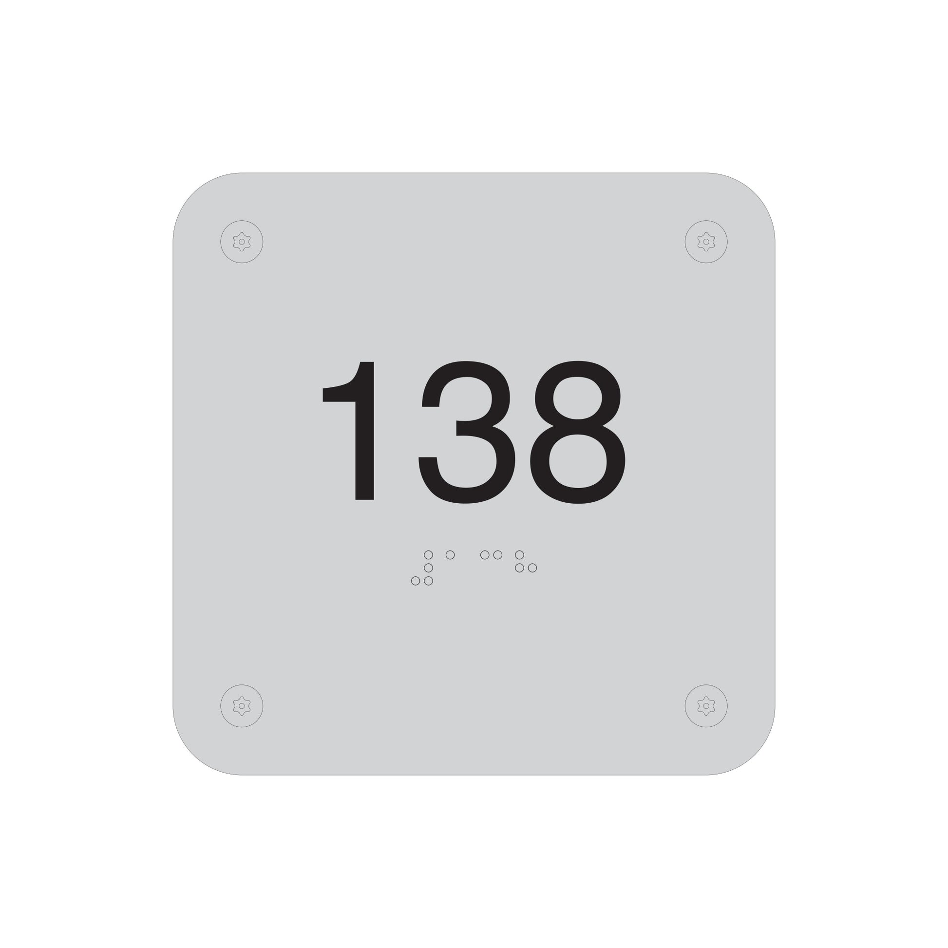 138 Ada Sign Aluminum Cnc Routed Sign