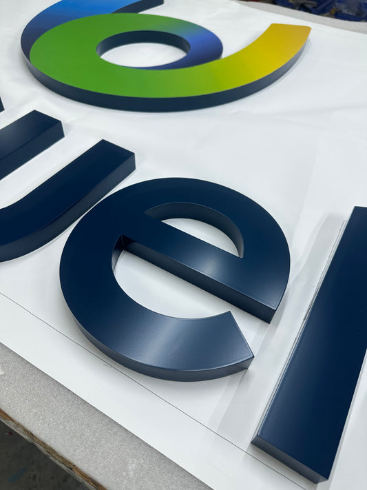 Custom Sign Components Made From Acrylic