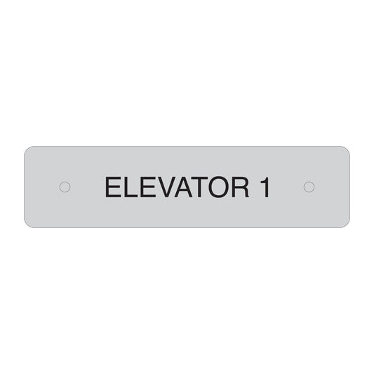 2 Inch By 8 Inch Elevator 1 Sign