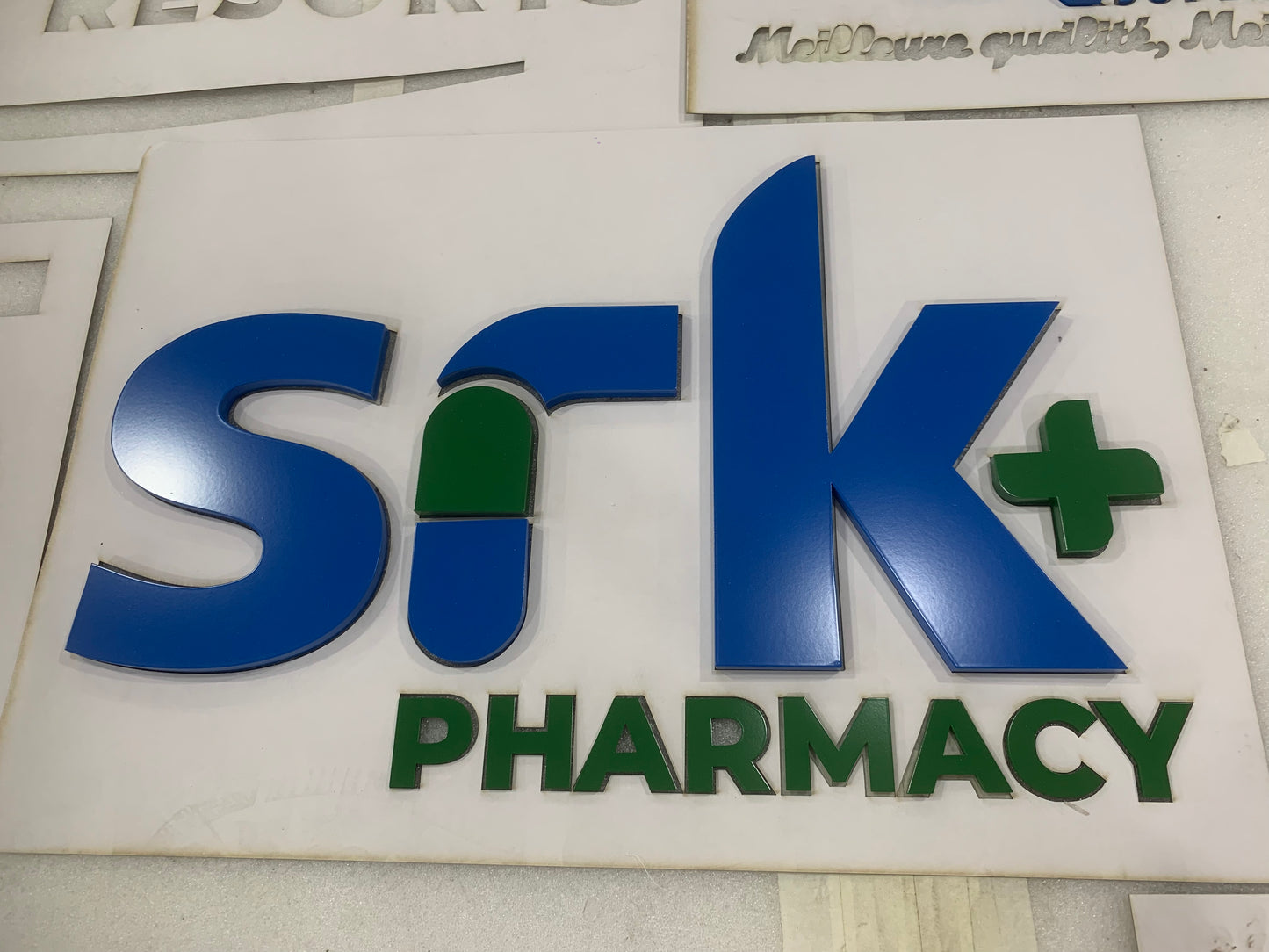 Custom Sign Components Made From Acrylic