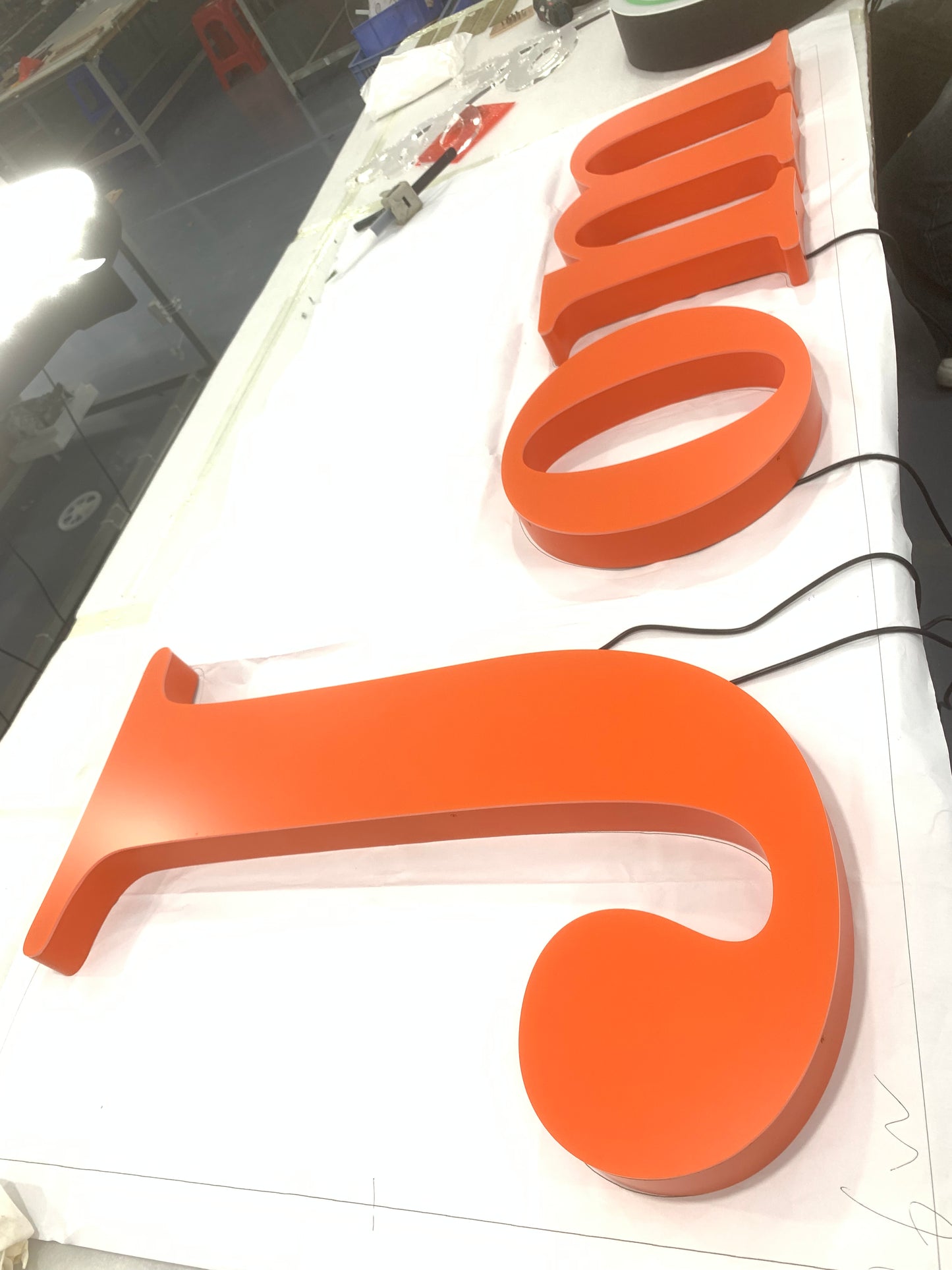stainless steel FCO letters