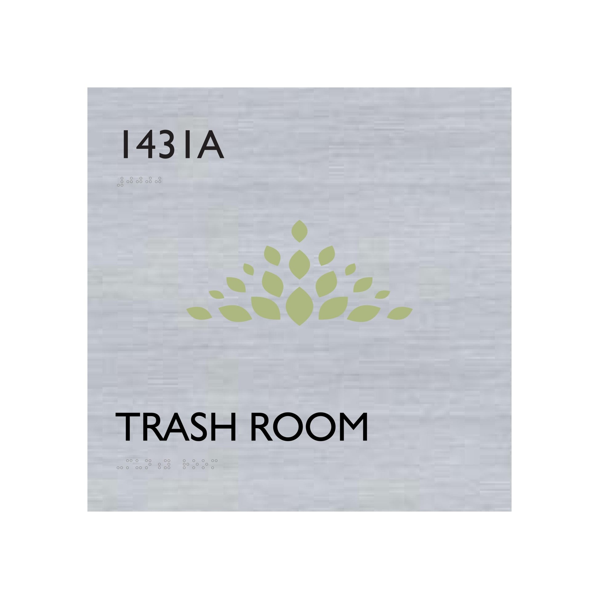 Aluminum Composite Panel Trash Room Sign