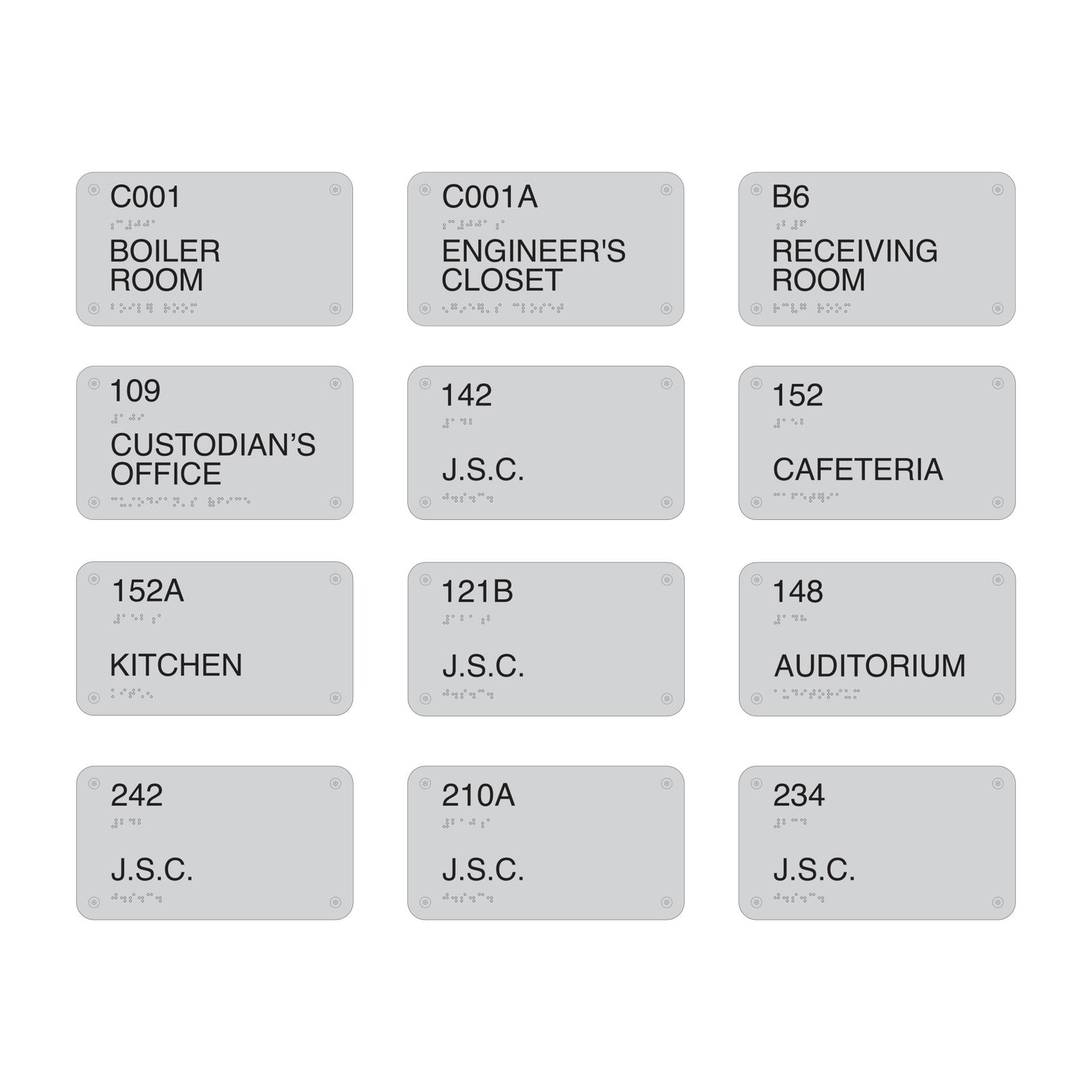 Boiler Room Sign Named Room Wayfinding Sign