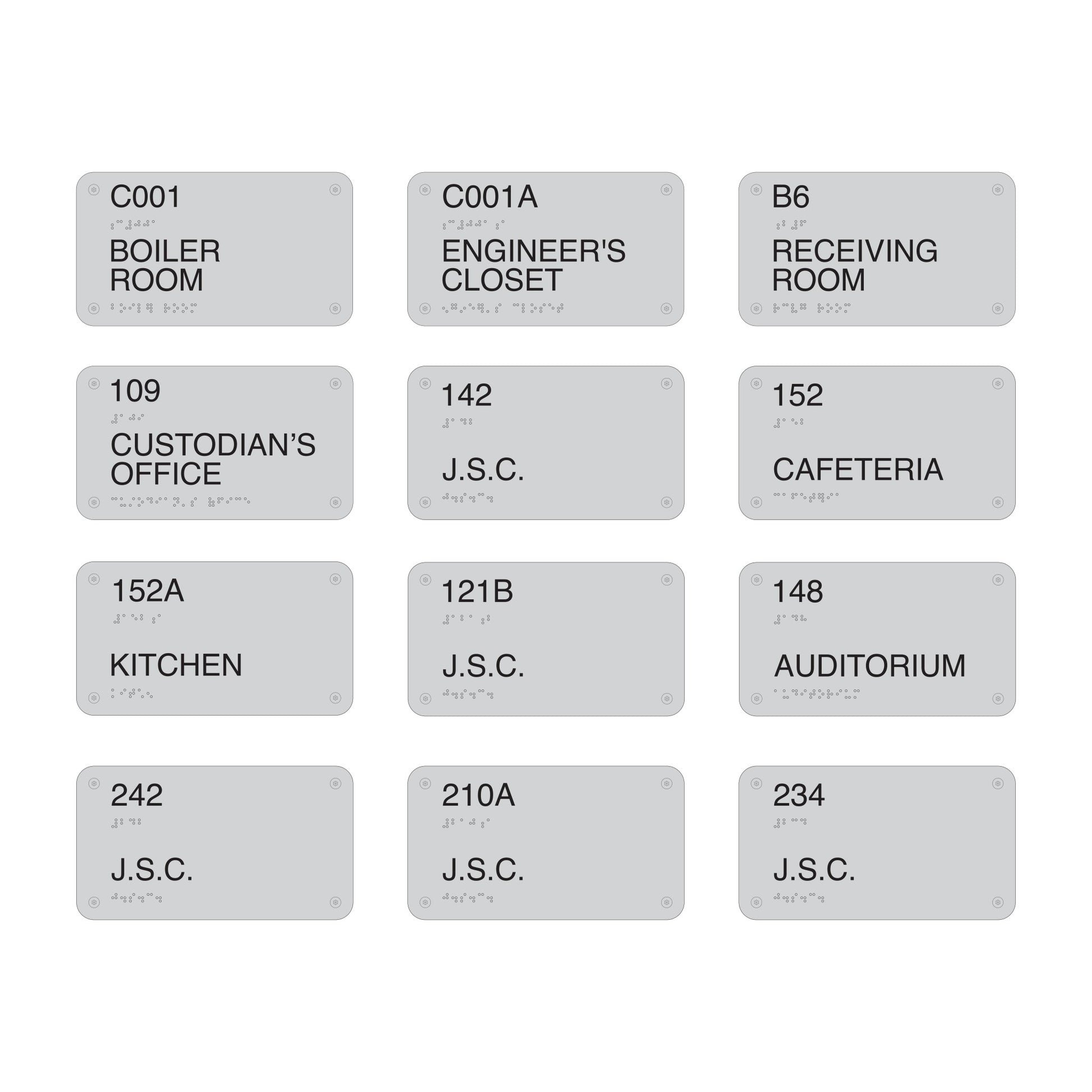 Boiler Room Sign Named Room Wayfinding Sign
