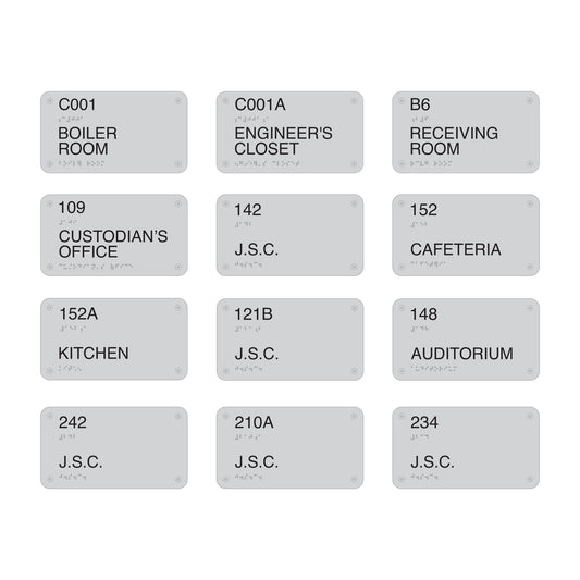 Boiler Room Sign Named Room Wayfinding Sign