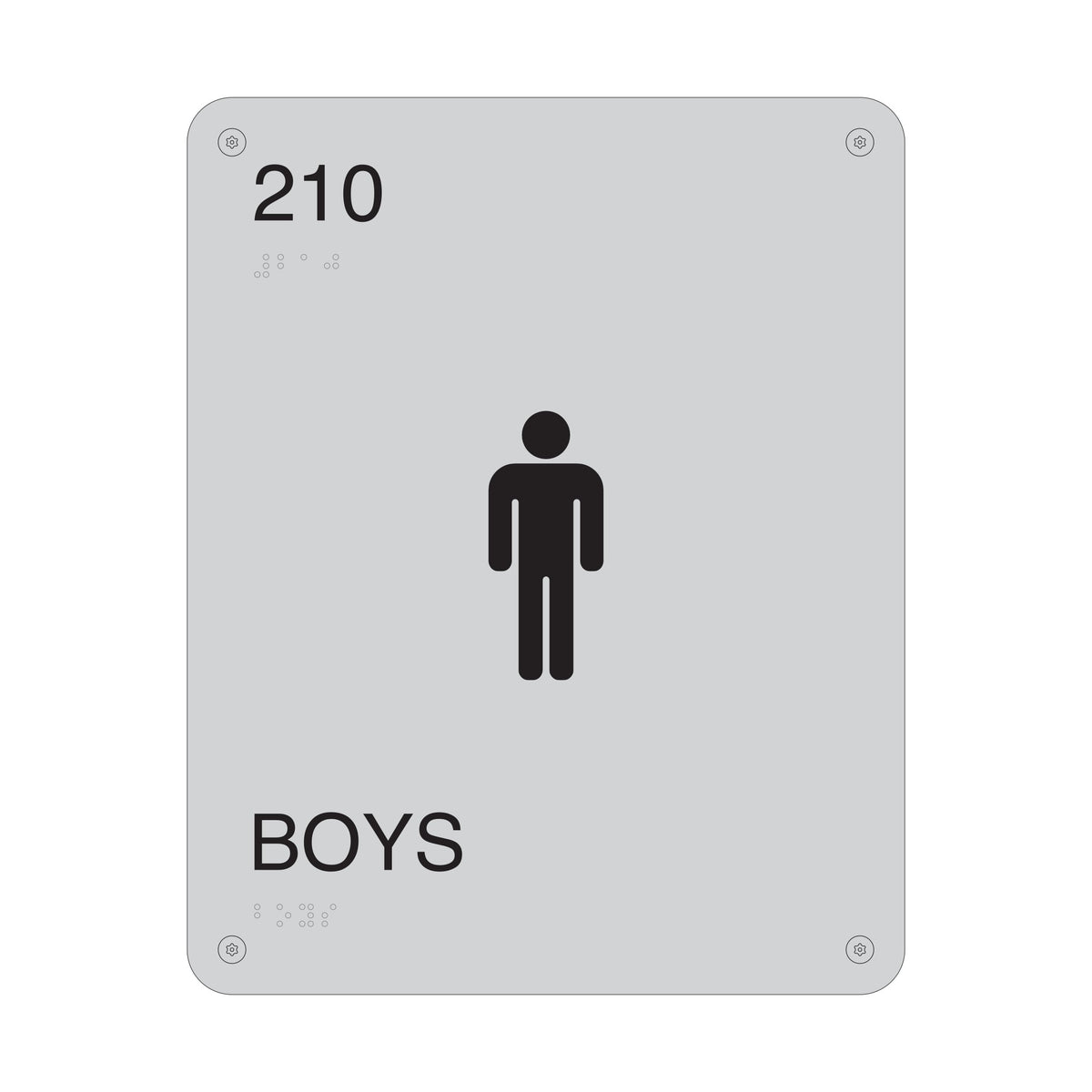 Nc 210 Sign Boy Sign 210 Cnc Routed Raised 8 Gauge Sign – Letter Signs In California