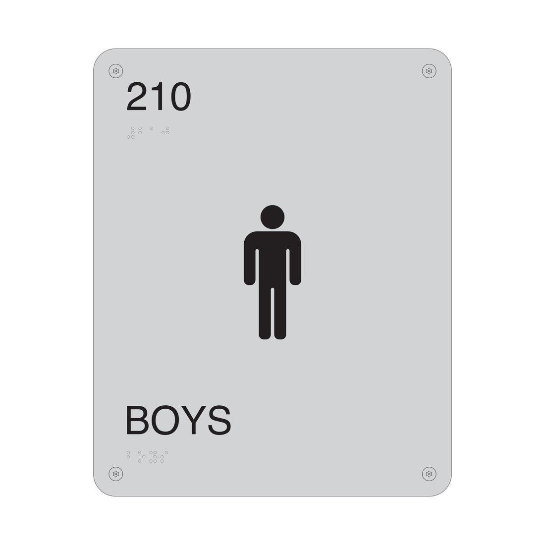 Boy Sign 210 Cnc Routed Raised 8 Gauge Sign – Letter Signs In California