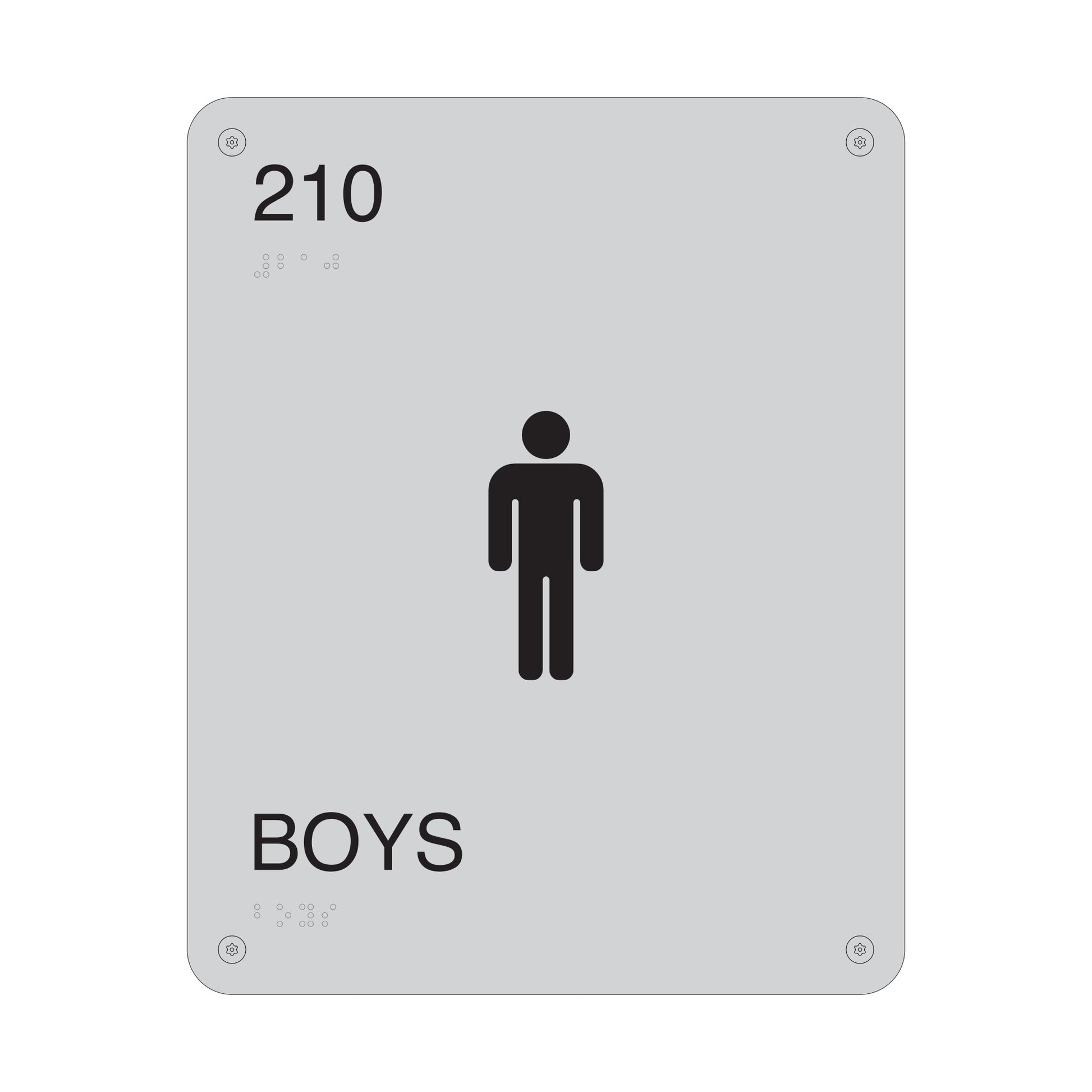 Boy Sign 210 Cnc Routed Raised 8 Gauge Sign
