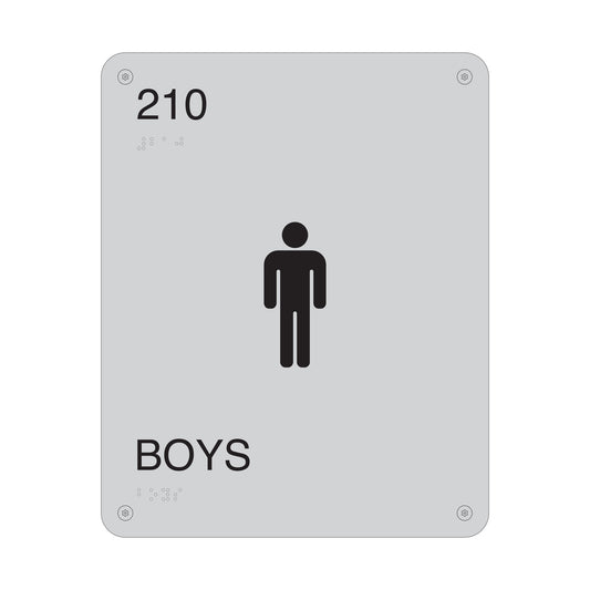 Boy Sign 210 Cnc Routed Raised 8 Gauge Sign