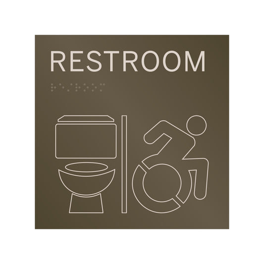 Cnc Routed Graphics Sign Restroom Cnc Routed Acrylic Sign