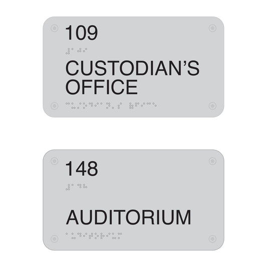 Custodian Office 109 Ada Sign