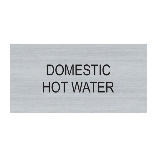 Domestic Hot Water Sign