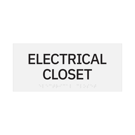 Electrical Closet Sign Ada Compliant Sign