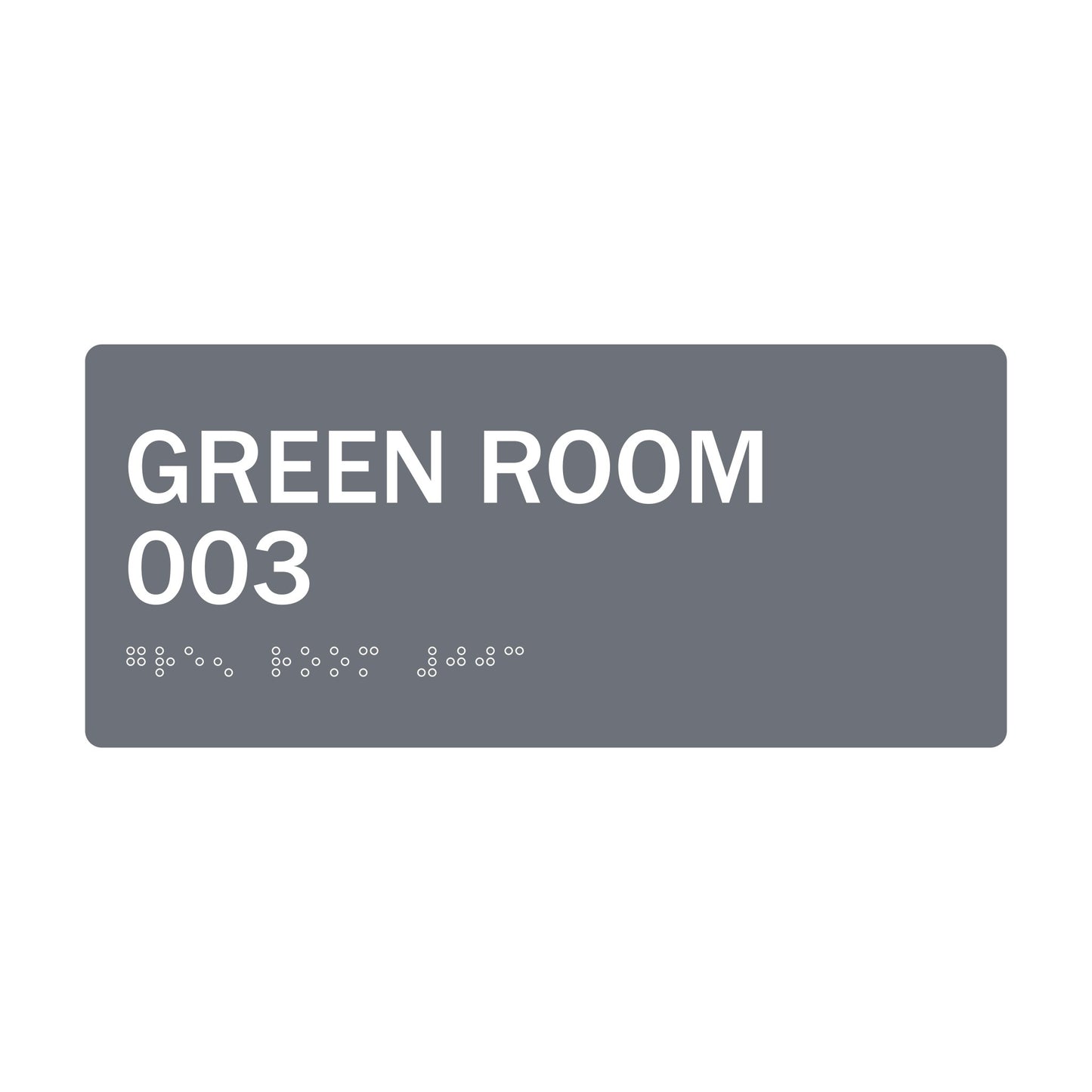 Green Room 003 Ada Sign