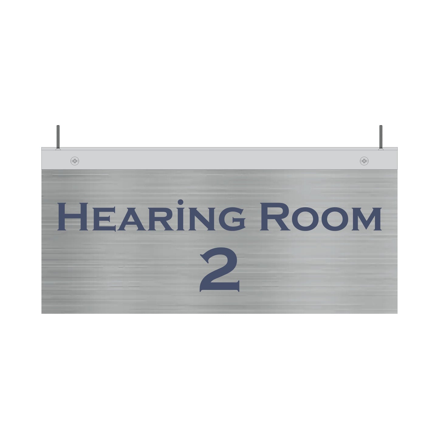 Hearing Room 2 Hanging Sign Roof Mounting Sign