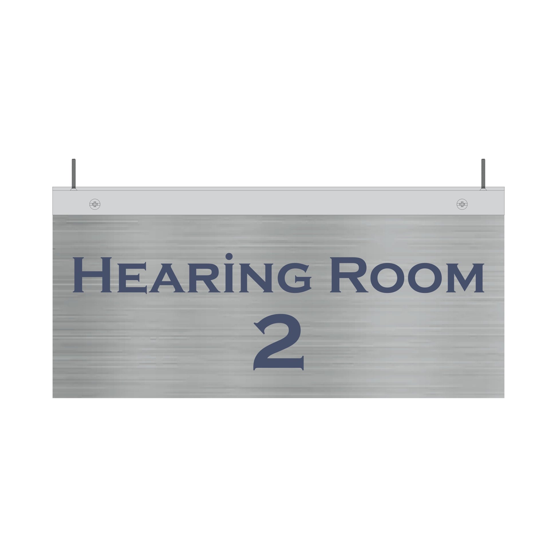 Hearing Room 2 Hanging Sign Roof Mounting Sign