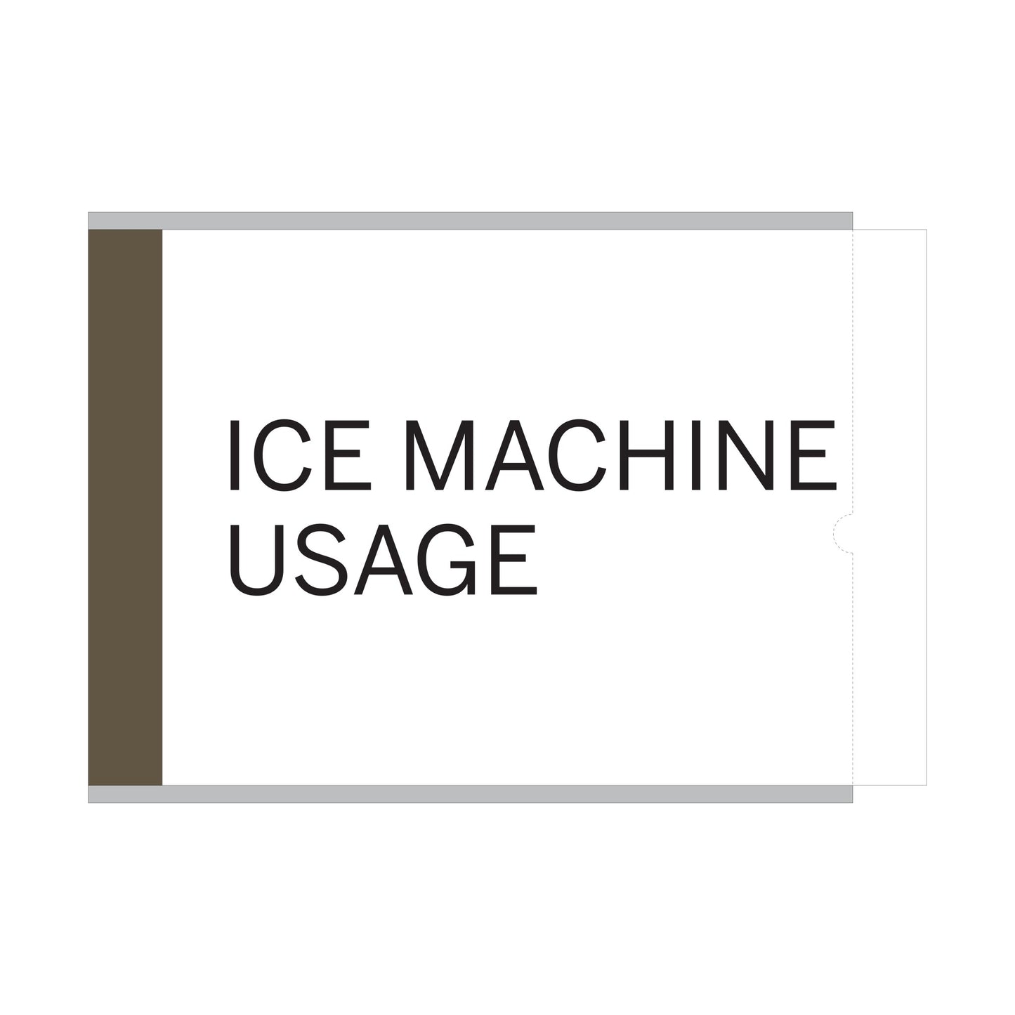 Insertable Paper Acrylic Sign