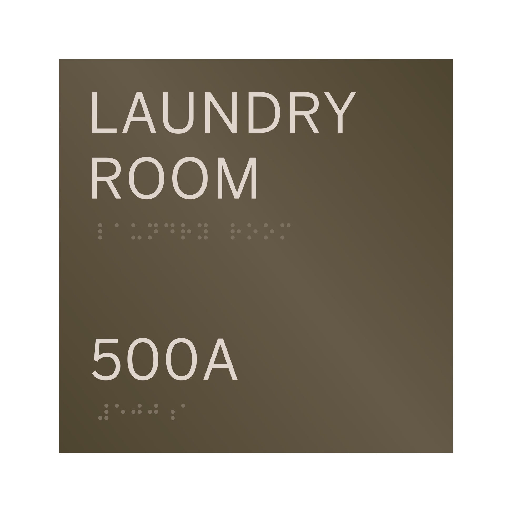 Laundry Room 500A Ada Sign Painted