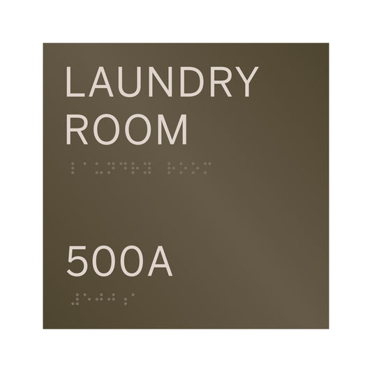 Laundry Room 500A Ada Sign Painted