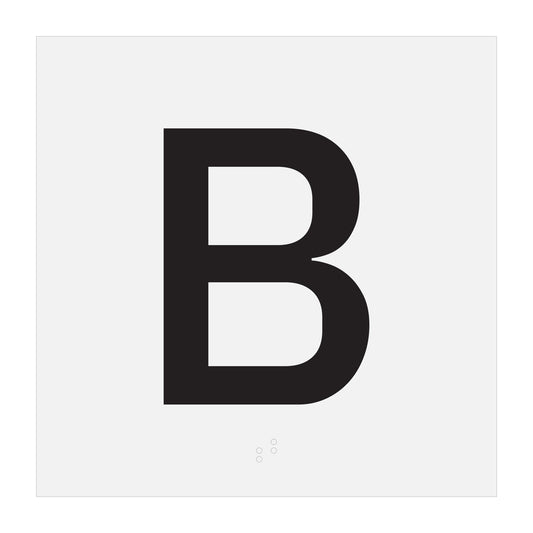 Letter B Square Sign