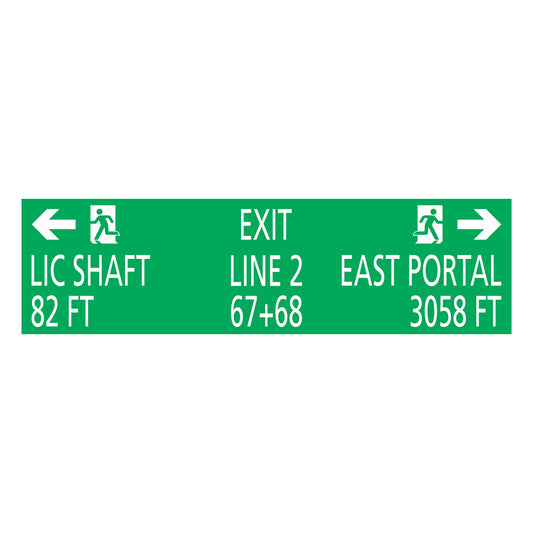 Lic Shaft East Portal Two Wayfinding Sign