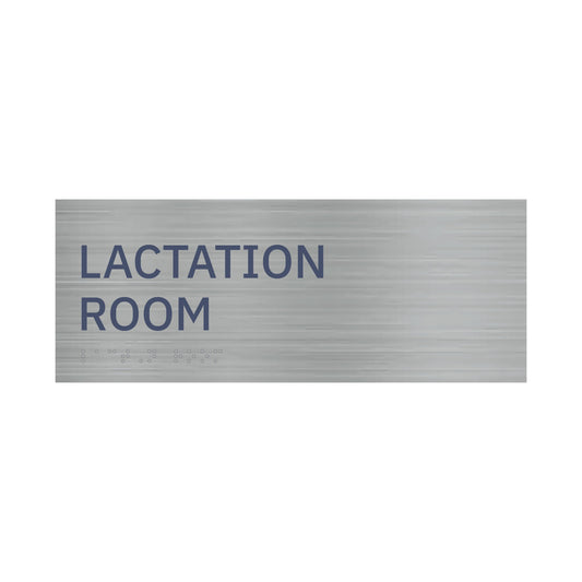 Loctation Room Blue Printed Text Ada Sign