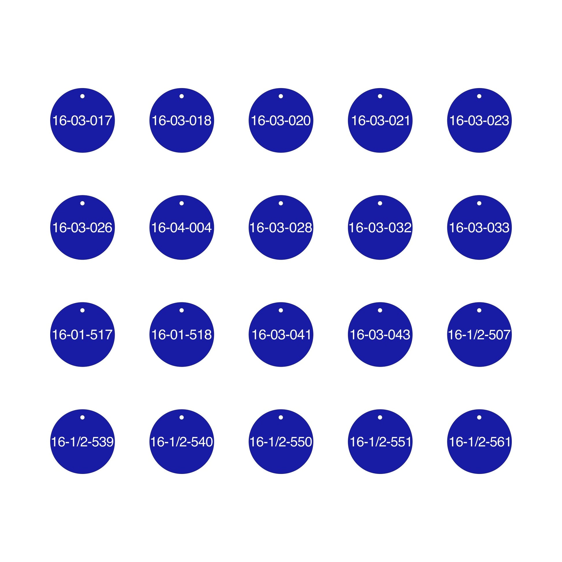 Round Tag Sign