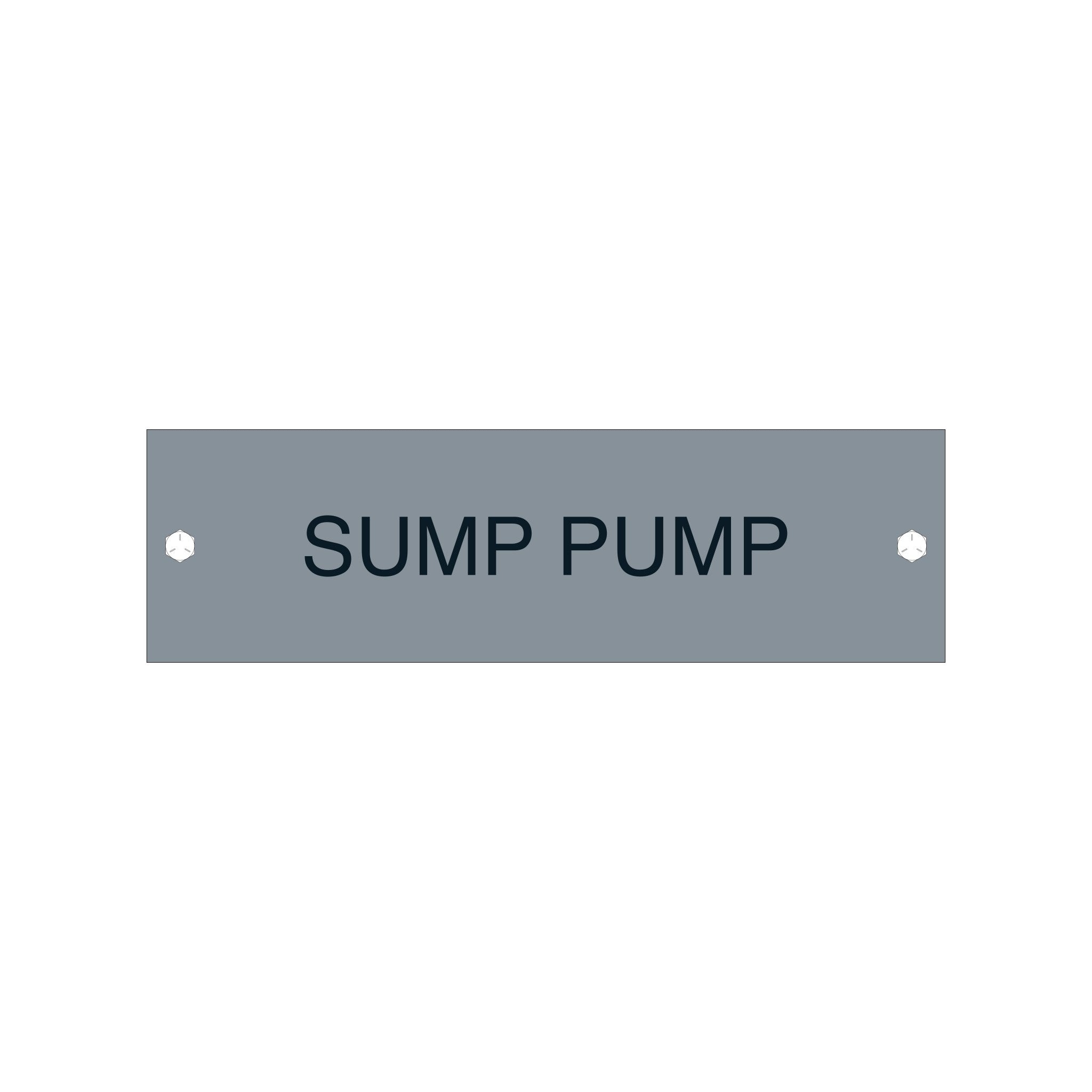Sump Pump Sign – Letter Signs In California