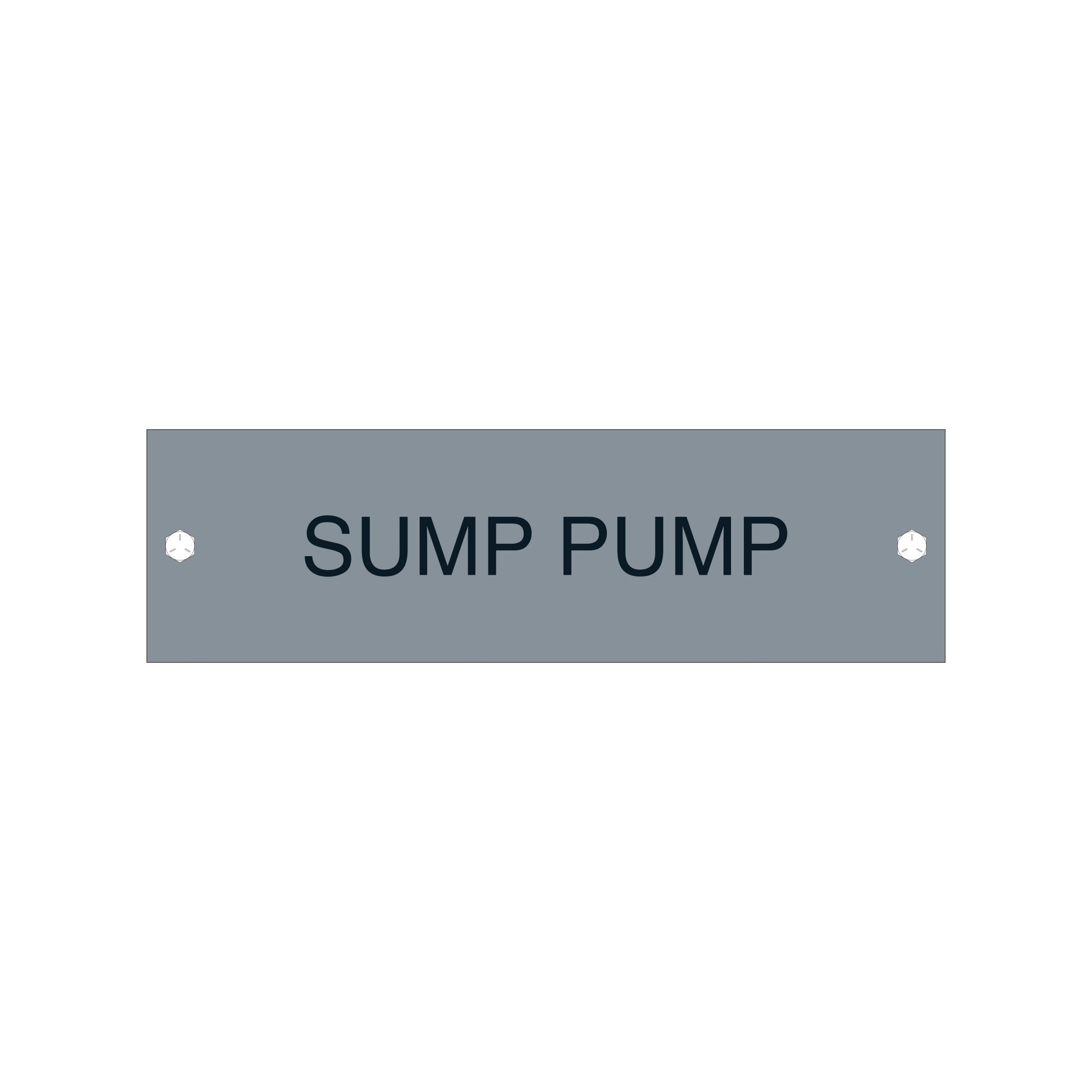 Sump Pump Sign