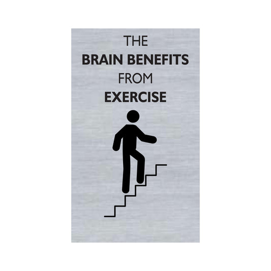 The Brain Benefits From Exercise Graphics Sign