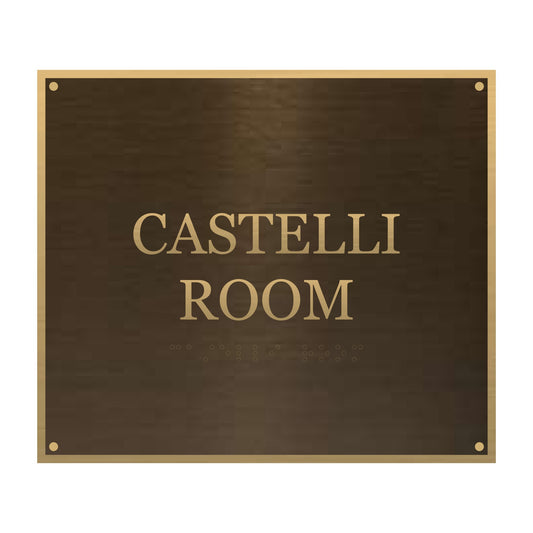 Castelli Room Sign
