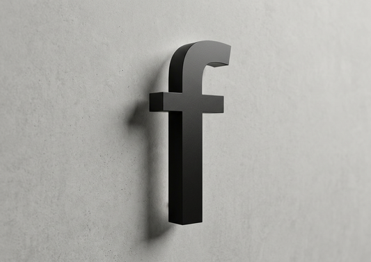 Channel Letter f Arial Black