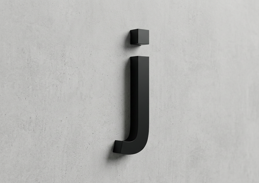 Channel Letter j Arial Black