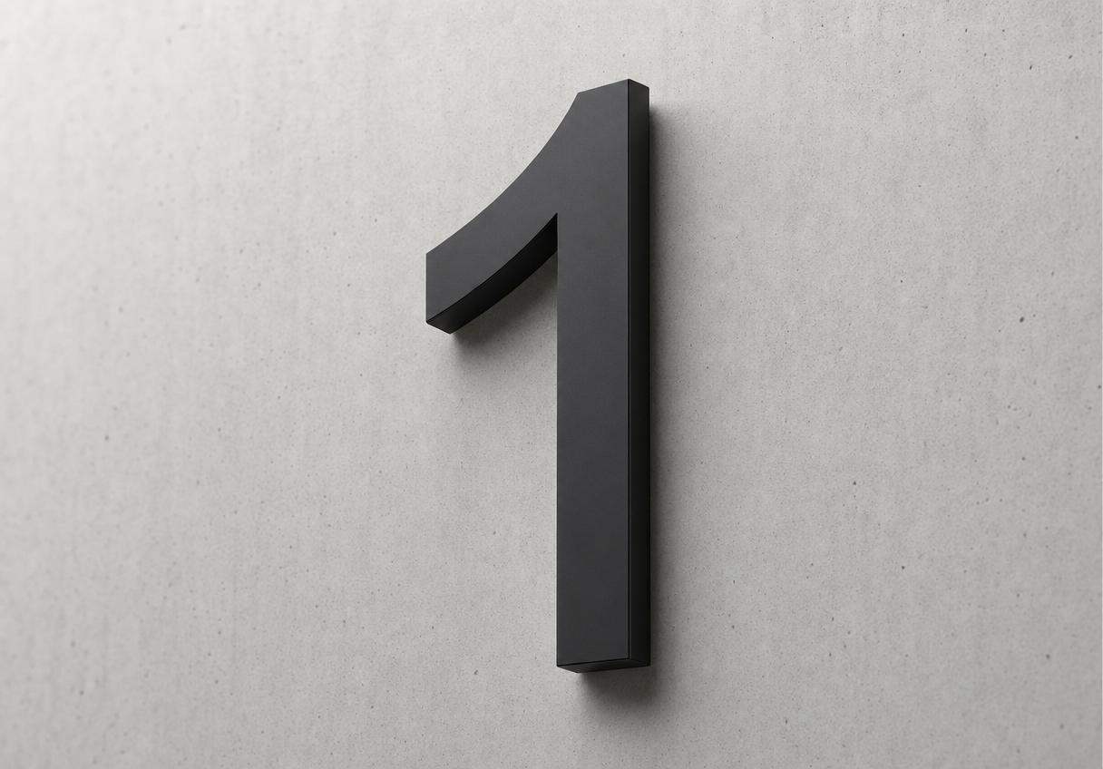 Channel Letter 1 Arial Black