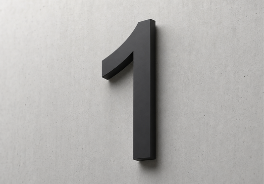Channel Letter 1 Arial Black