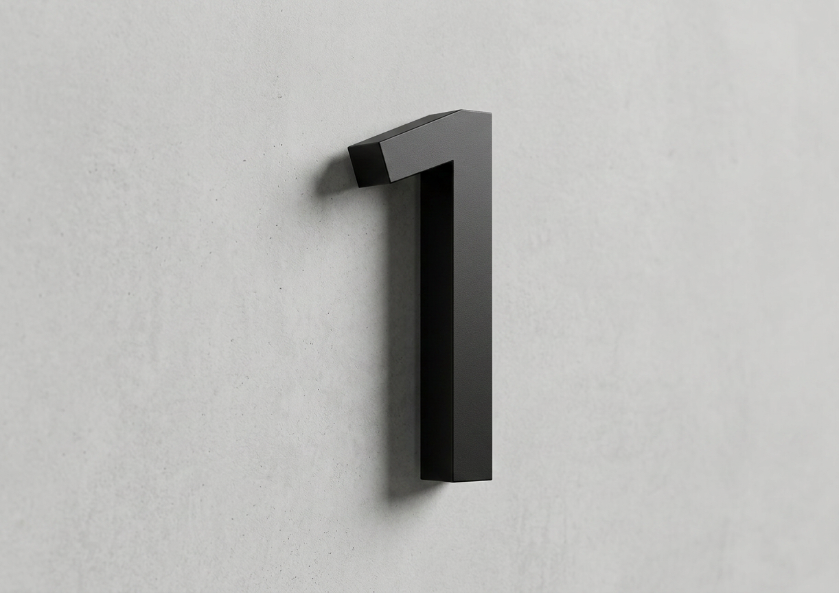 Channel Letter 1 Gotham Black