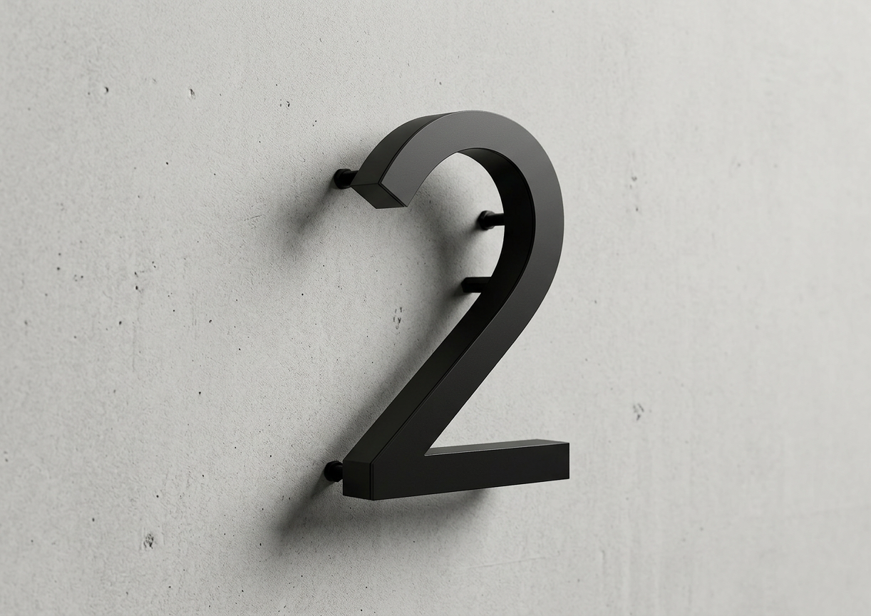 Channel Letter 2 Gotham Black