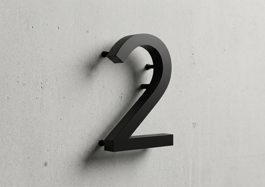 Channel Letter 2 Gotham Black