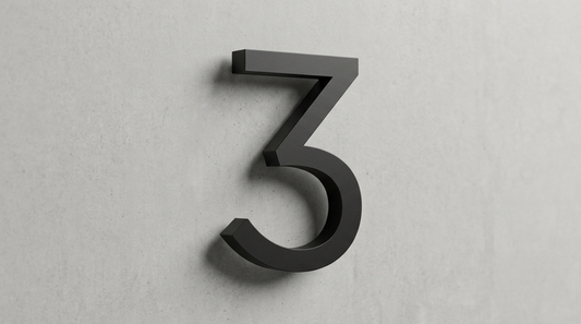 Channel Letter 3 Gotham Black